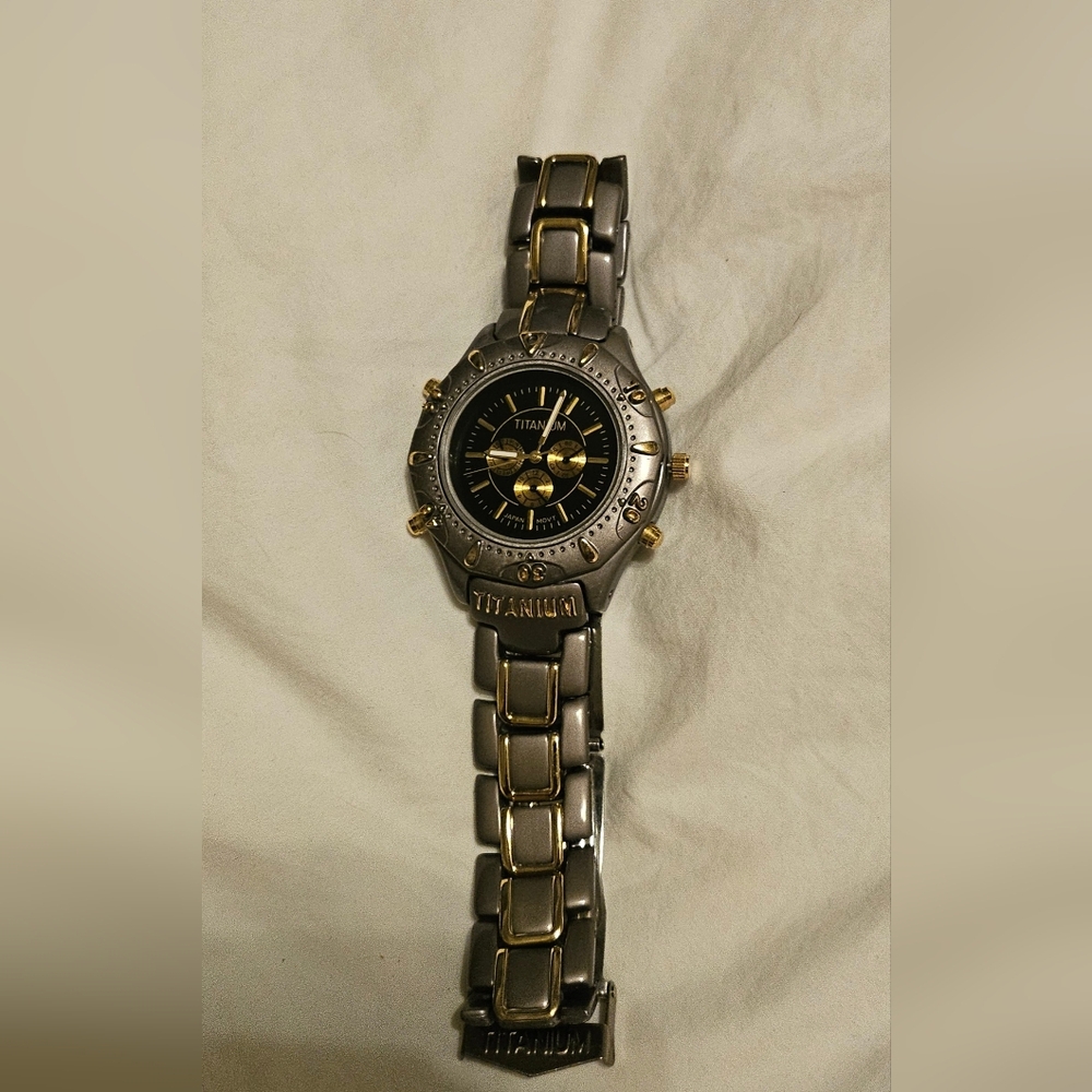 Titanium brand watch